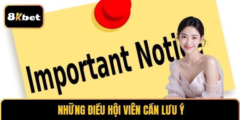 Lưu ý khi nạp tiền
